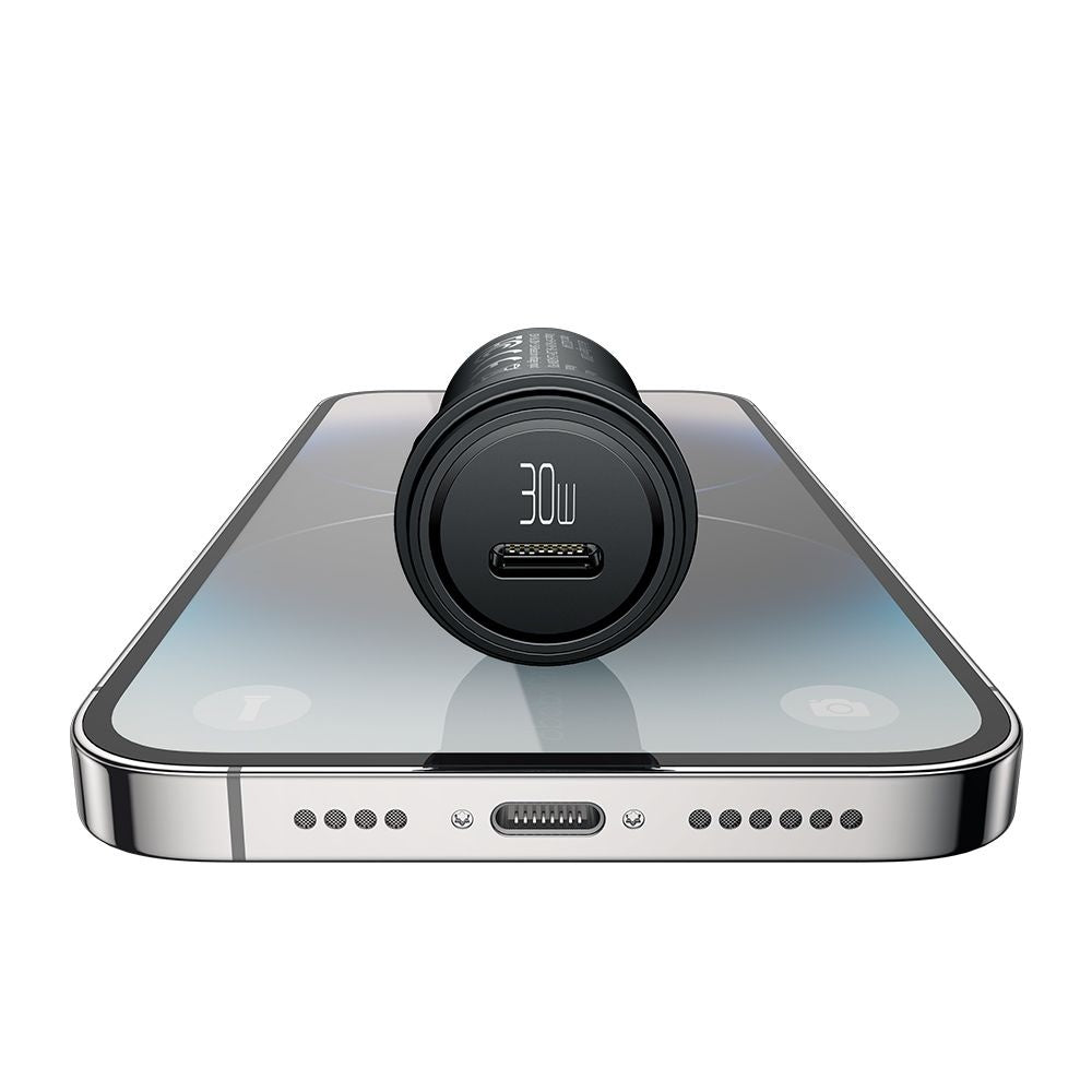 Biloplader McDodo CC-7491 Obsidian, 30W, 3A, 1 x USB-C, Sort