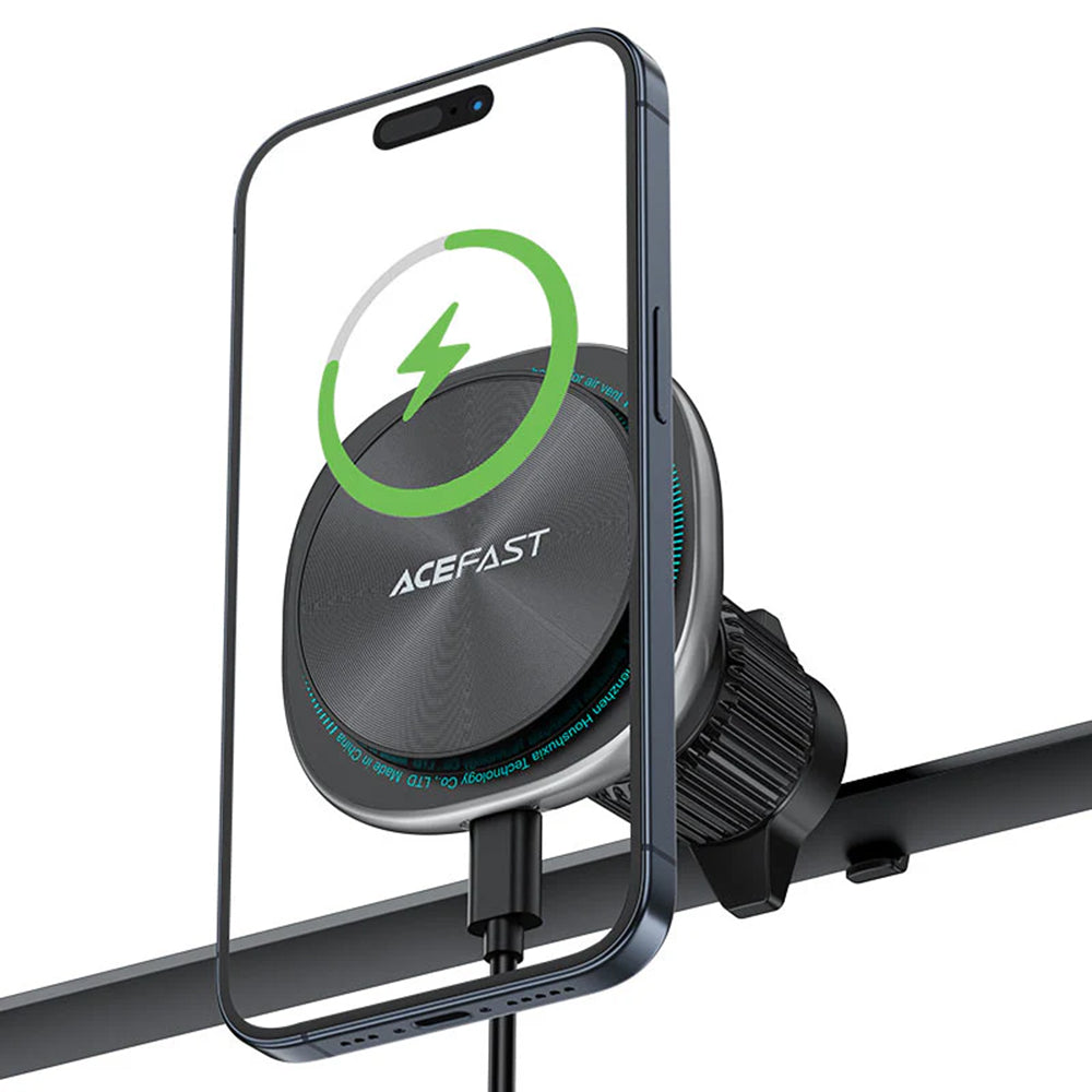 Trådløs Biloplader Acefast D41, 15W, 1.67A, Sølv