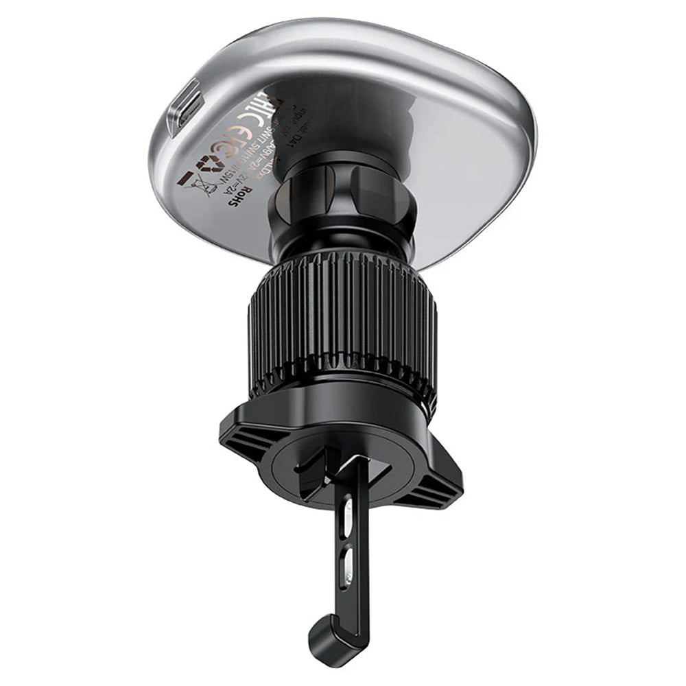 Trådløs Biloplader Acefast D41, 15W, 1.67A, Sølv