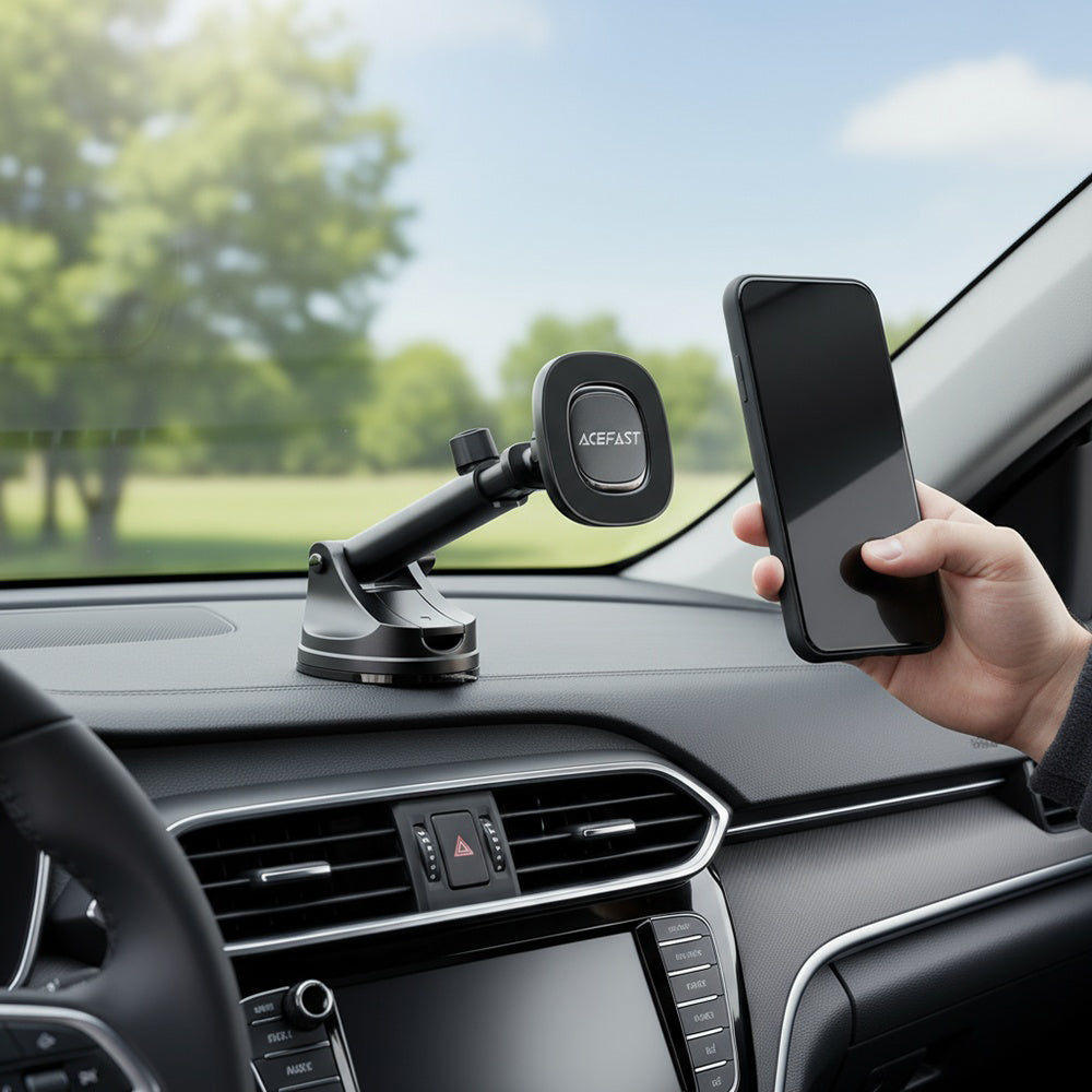 Trådløs Biloplader Acefast D47, 15W, 1.67A, Sort