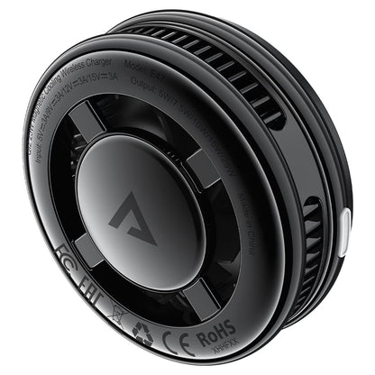 Acefast E47 2i1 trådløs netoplader, 25W, sort