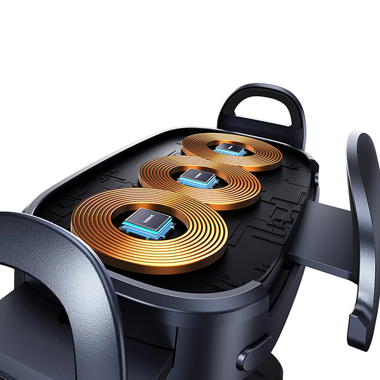 Baseus LightChaser Trådløs Biloplader, 15W, 1.67A, Sort, Genforseglet C40355901111-00