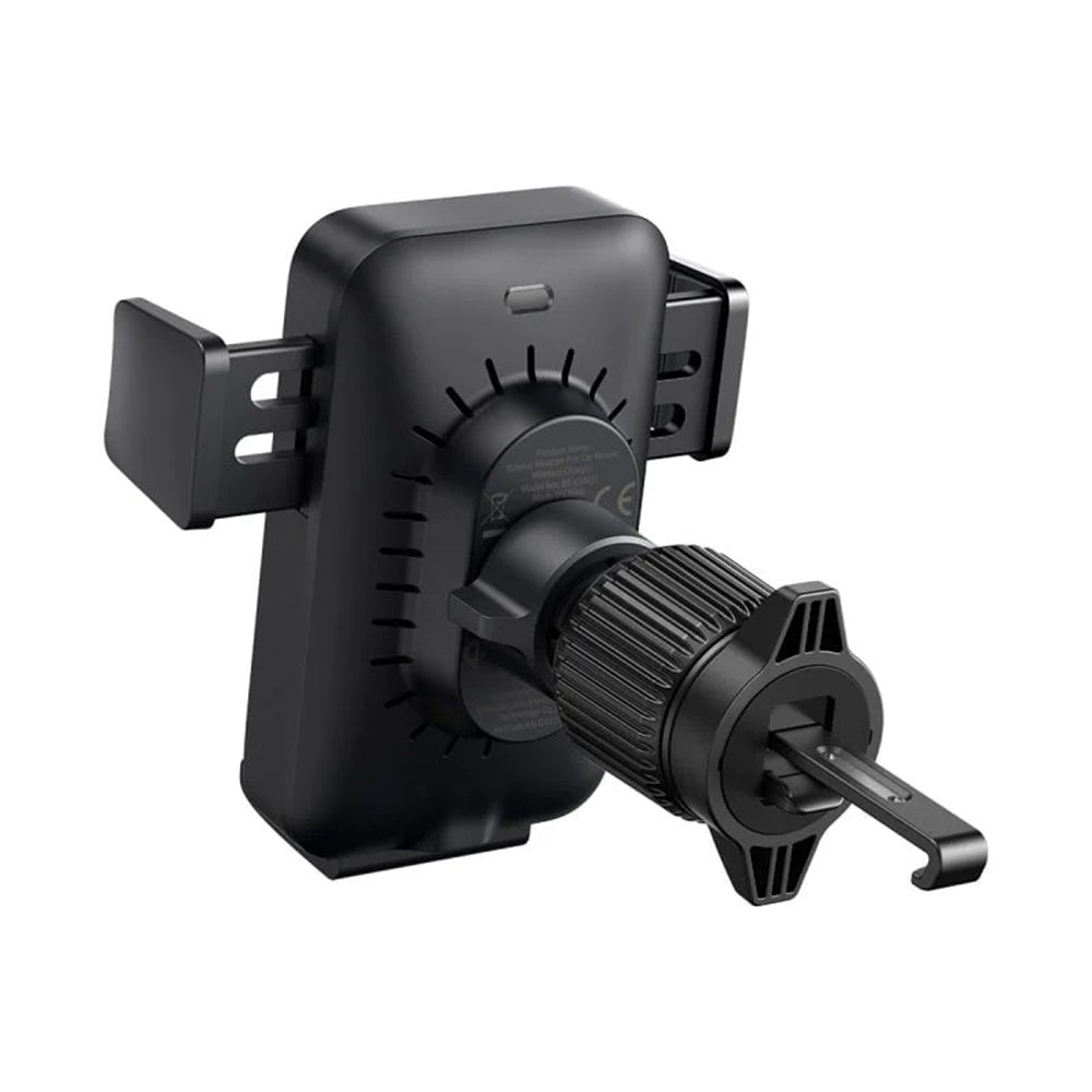 Baseus Wisdom Pro Vent Trådløs Biloplader, 15W, 1.67A, Sort C40381501123-00
