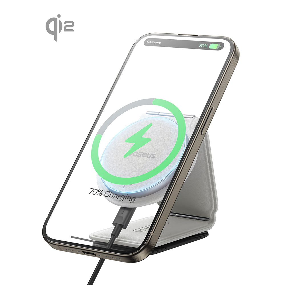 Trådløs Biloplader Baseus PrimeTrip C02, 15W, 1.67A, Sølv C40169003211-00