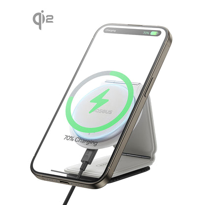 Trådløs Biloplader Baseus PrimeTrip C02, 15W, 1.67A, Sølv C40169003211-00