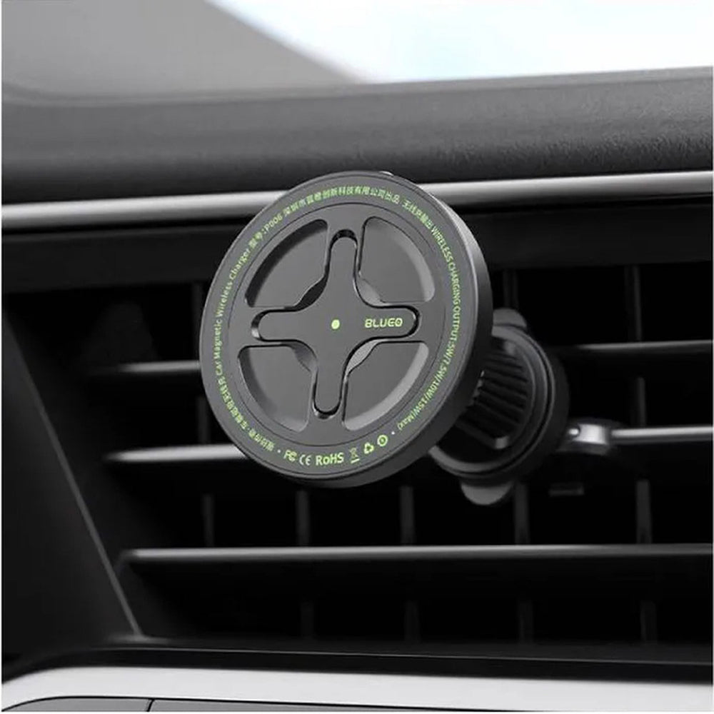 Trådløs Biloplader Blueo Ape Legend, 15W, 1.67A, Sort