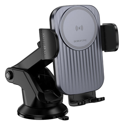 Trådløs Biloplader Borofone BH222 Leading, 15W, 1.67A, Sort