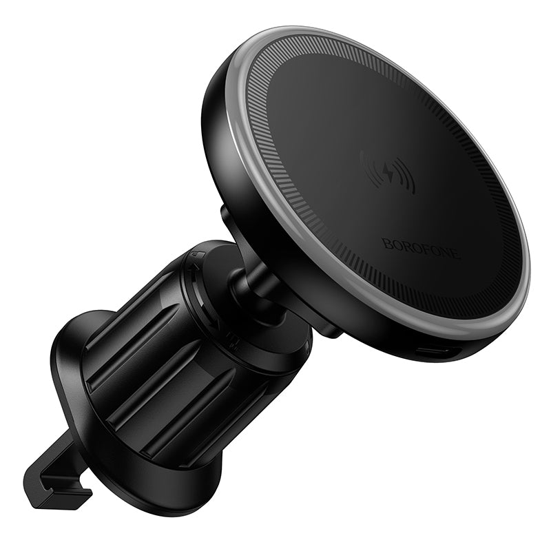 Trådløs Biloplader Borofone BH224 Flash, 15W, 1.67A, Sort