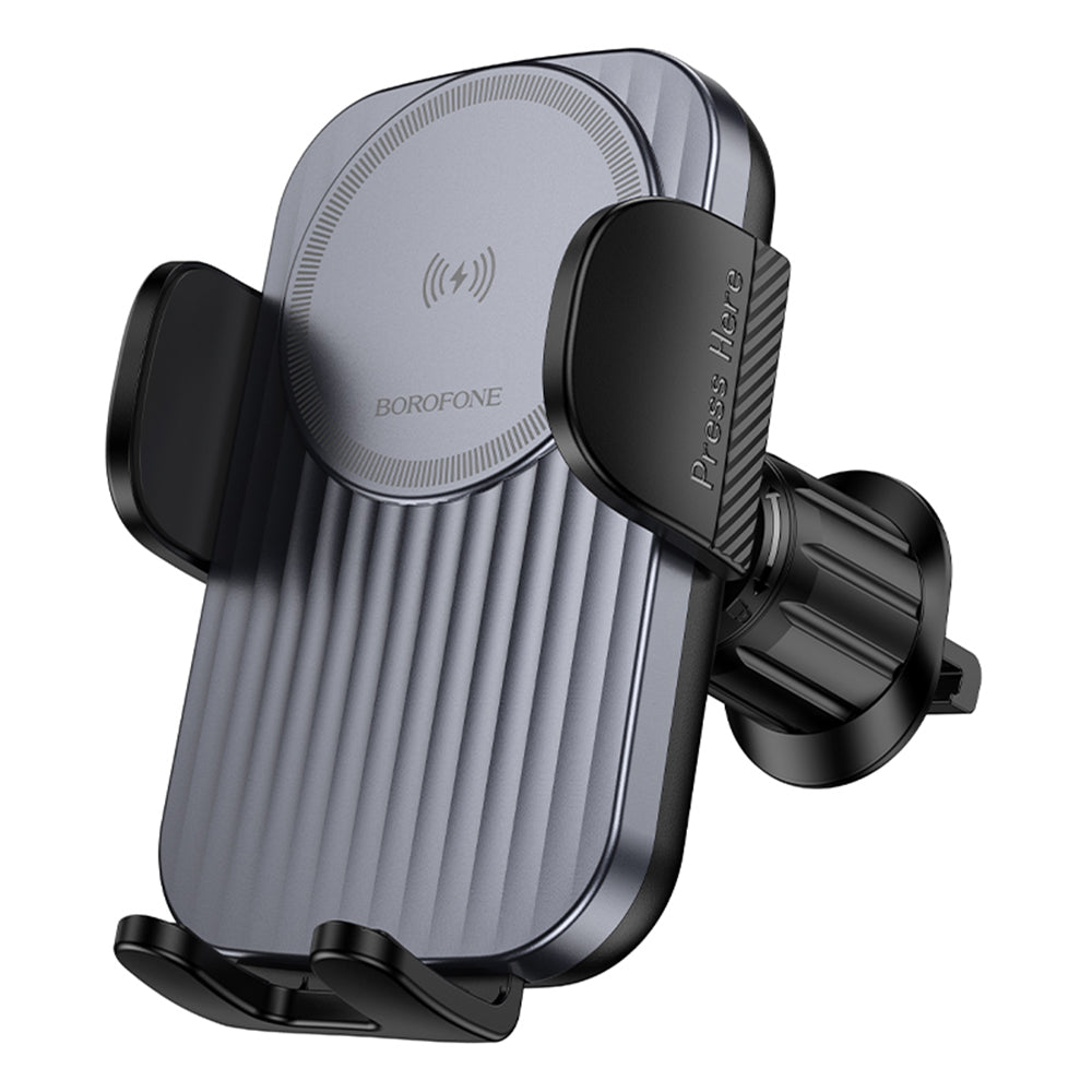 Trådløs Biloplader Borofone BH221 Path, 15W, 1.67A, Sort
