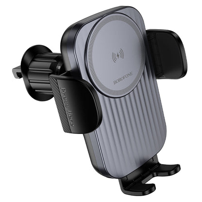 Trådløs Biloplader Borofone BH221 Path, 15W, 1.67A, Sort
