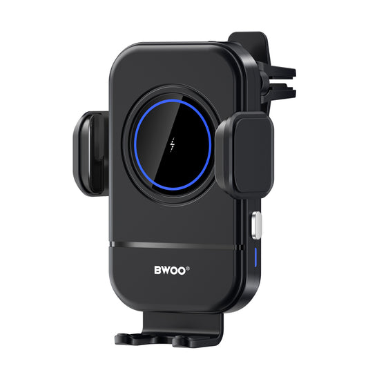 Trådløs Biloplader BWOO ZJ137, 15W, 1.67A, Sort