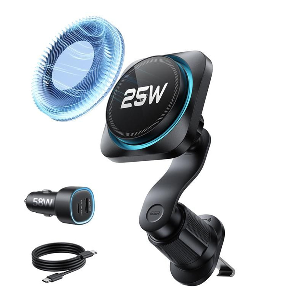 Trådløs Biloplader ESR, 25W, Sort
