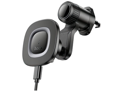 Trådløs Biloplader HOCO HW30, 15W, 1.67A, Sort