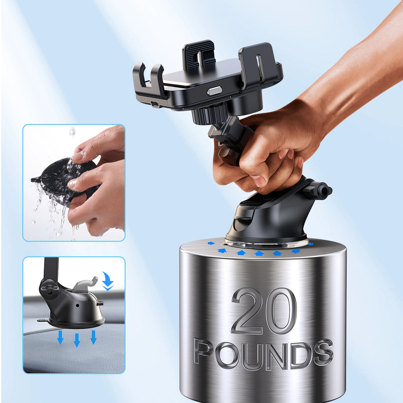 Trådløs Biloplader Joyroom JR-ZS219, 15W, 1.67A, Sort