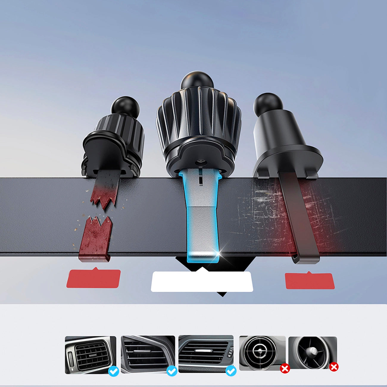 Trådløs Biloplader Joyroom JR-ZS409, 15W, 1.67A, Sort