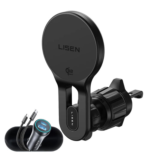 Trådløs Biloplader Lisen W704 Pro, 25W, Sort YL0225090003
