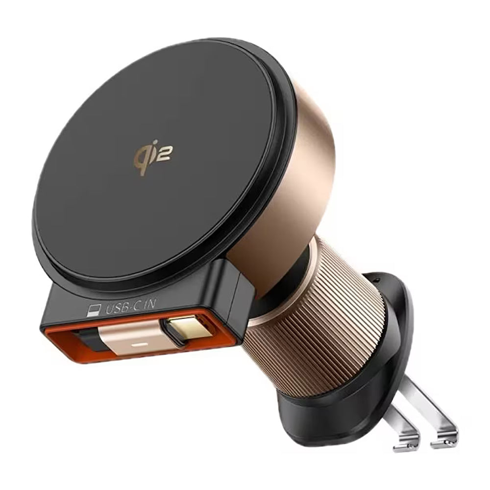 McDodo CH-0091 Wireless Car Charger, 15W, 1.67A, Gold