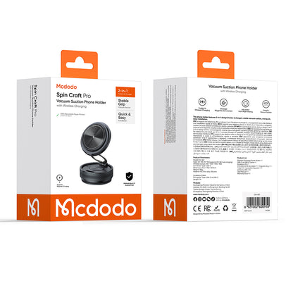 Trådløs Biloplader McDodo CH-8610, 15W, 1.67A, Sort