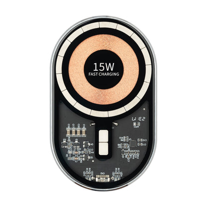 Trådløs Biloplader Qualo QTUS-K-15-07, 15W, 1.67A, Grå