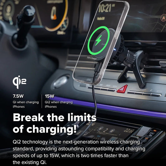 Trådløs Biloplader Ringke, 15W, 1.67A, Sort