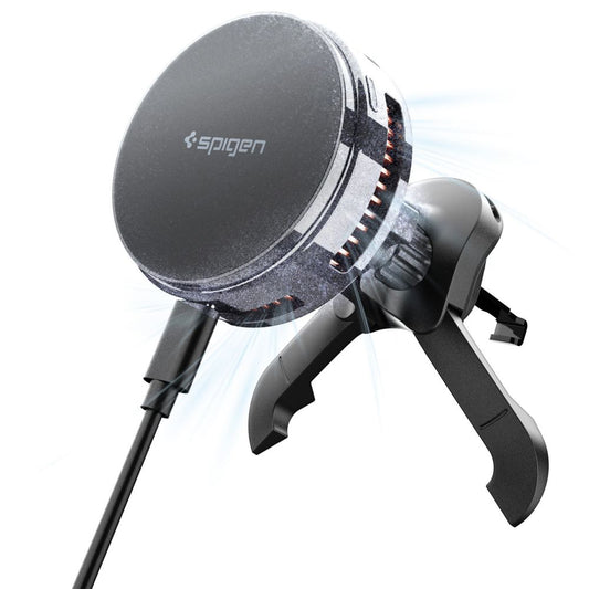 Trådløs Biloplader Spigen Essential, 25W, 1.67A, Sort