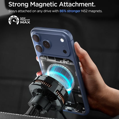 Trådløs Biloplader Spigen Essential, 25W, 1.67A, Sort