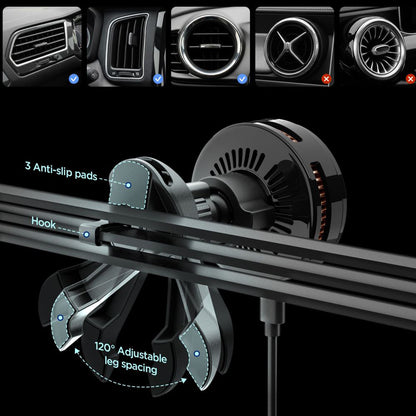 Trådløs Biloplader Spigen Essential, 25W, 1.67A, Sort