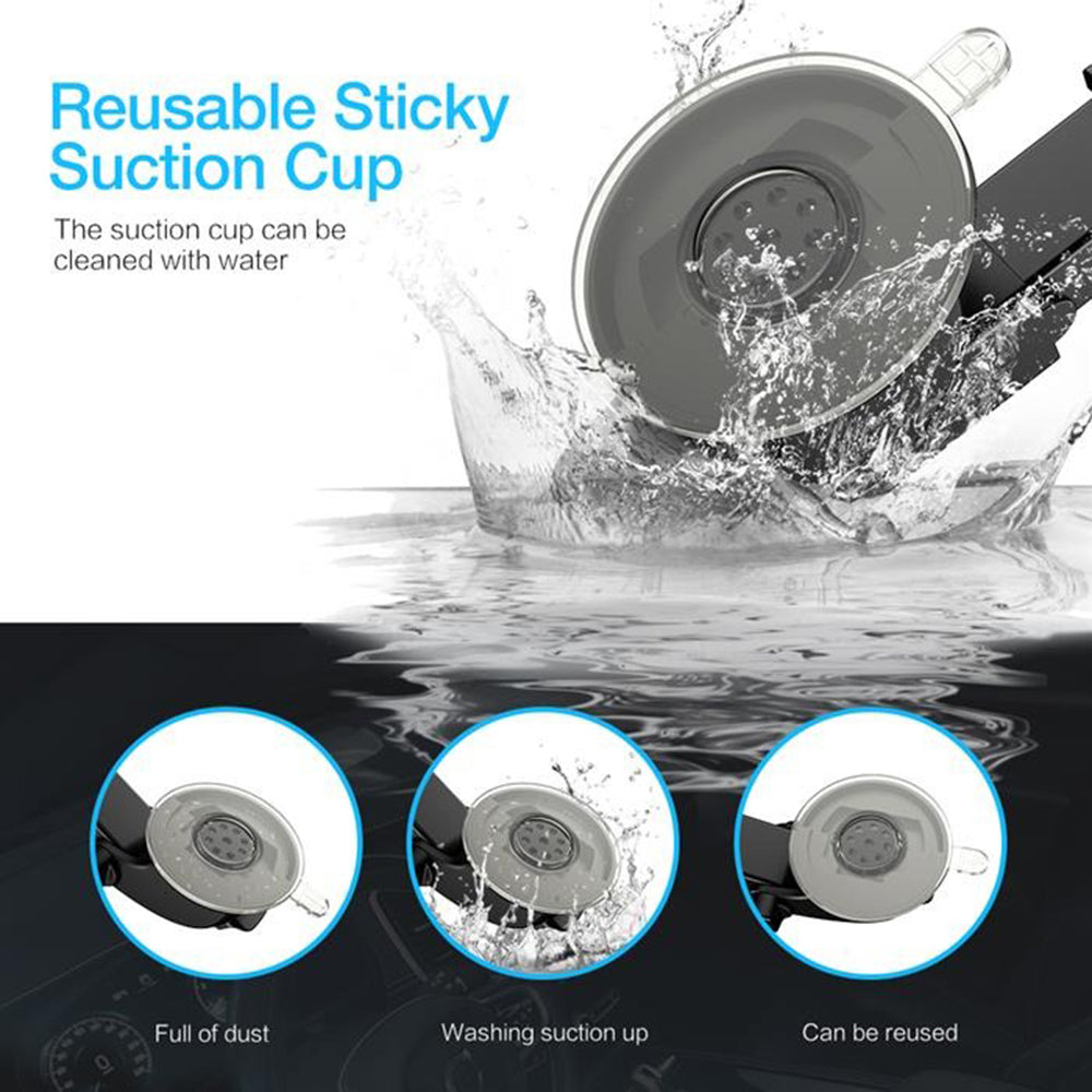 Trådløs Biloplader Techsuit CAPD032 Premium, 10W, 1.1A, Sort