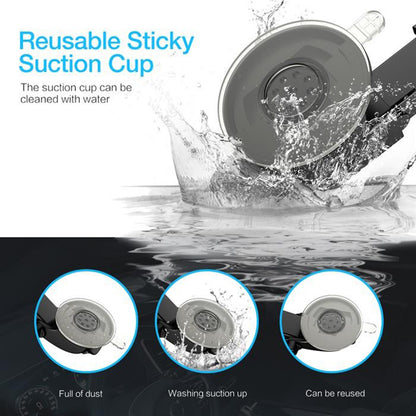 Trådløs Biloplader Techsuit CAPD032 Premium, 10W, 1.1A, Sort