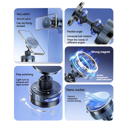 Trådløs Biloplader Techsuit HOLD253, 15W, 1.67A, Sort