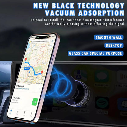 Trådløs Biloplader Techsuit HOLD253, 15W, 1.67A, Sort