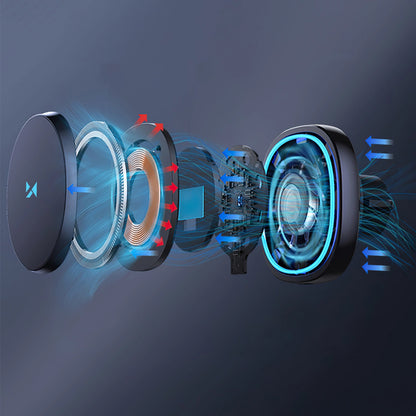 Wireless Car Charger WZK WCT5-Q6S2Y, 15W, 1.67A, Black