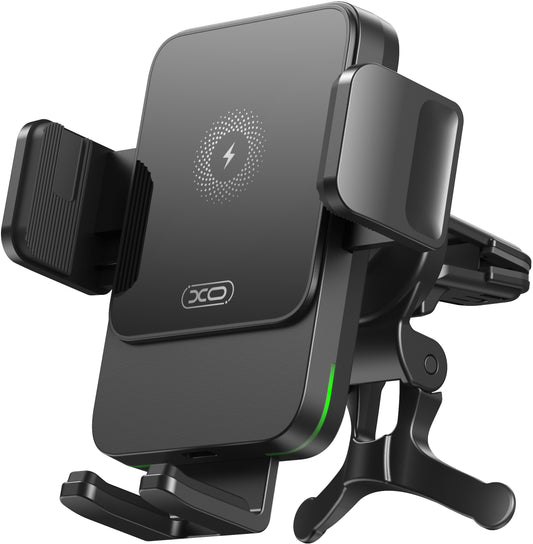 Trådløs Biloplader XO Design WX041 Vent, 15W, 1.67A, Sort