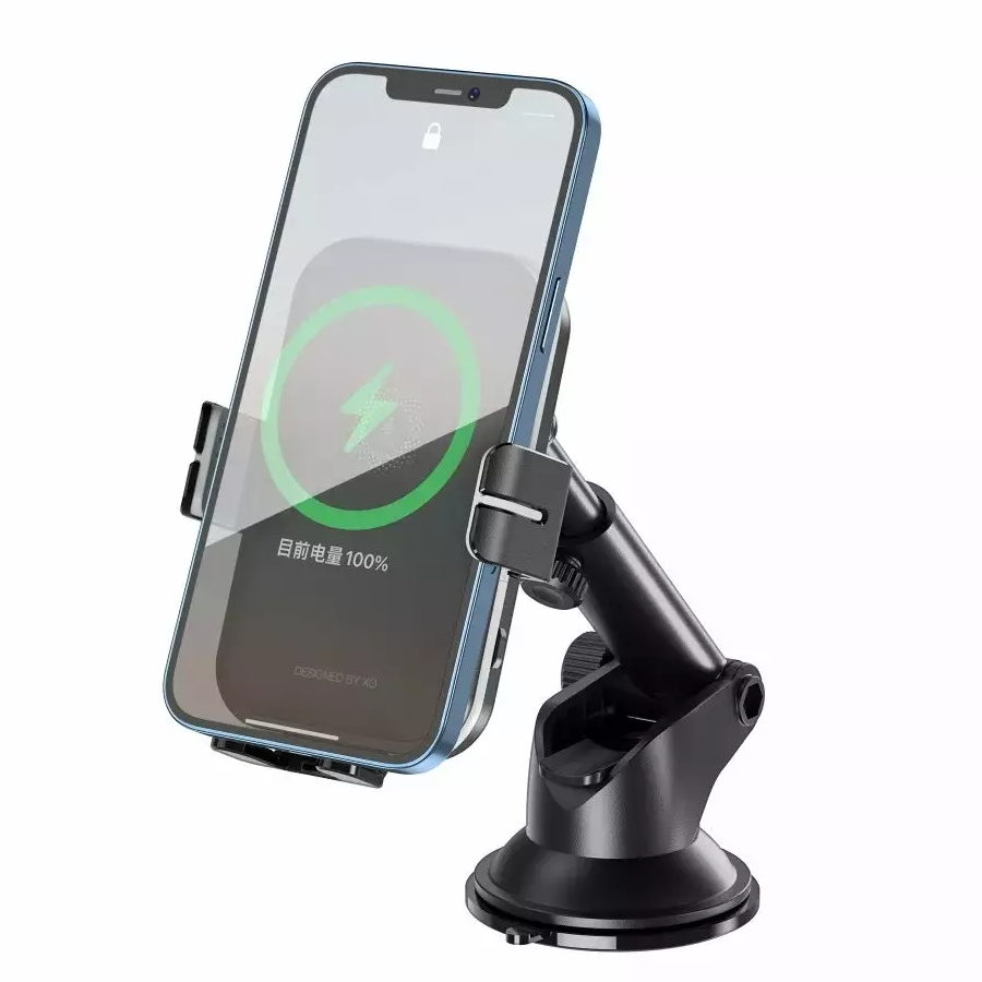 Trådløs Biloplader XO Design WX027, 15W, 1.67A, Sort