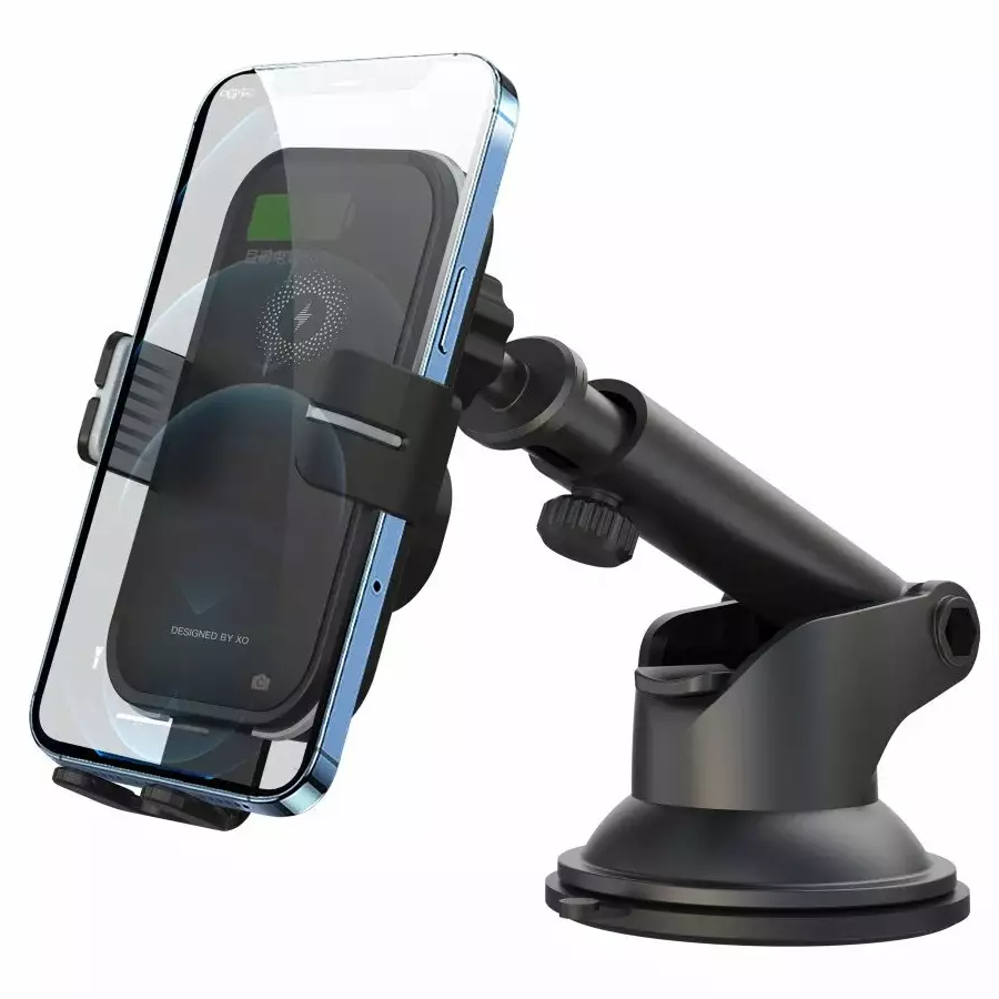 Trådløs Biloplader XO Design WX027, 15W, 1.67A, Sort