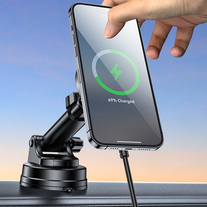 Trådløs Biloplader Yesido DS30, 15W, 1.67A, Sort