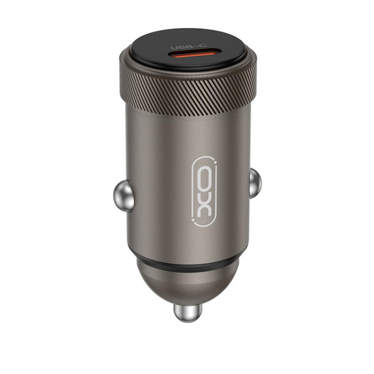 Biloplader XO Design CC70, 30W, 3A, 1 x USB-C, Sort