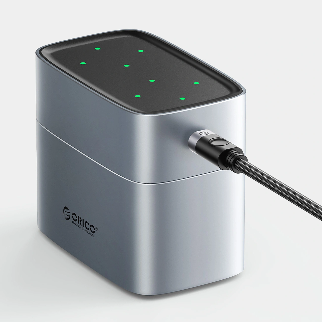 Orico EV8 Batterioplader, AA, Grå