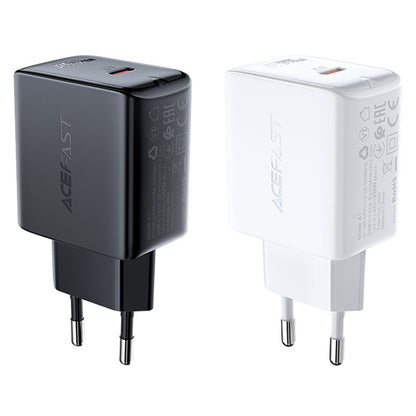 Netværksoplader Acefast A1, 20W, 3A, 1 x USB-C, Sort