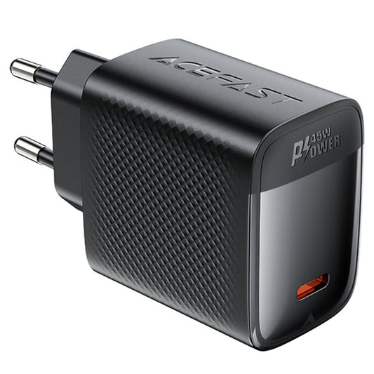 Netværksoplader Acefast A112, 45W, 3A, 1 x USB-C, Sort