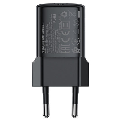 Netværksoplader Acefast A118, 30W, 3A, 1 x USB-C, Sort