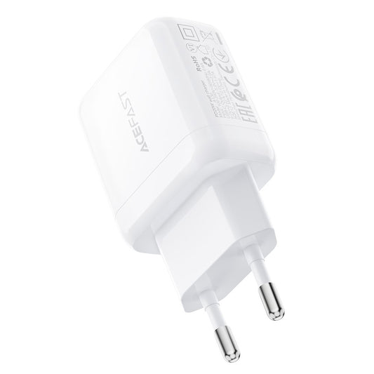 Acefast A130 netværksoplader, 20W, 3A, 1 x USB-C, Hvid