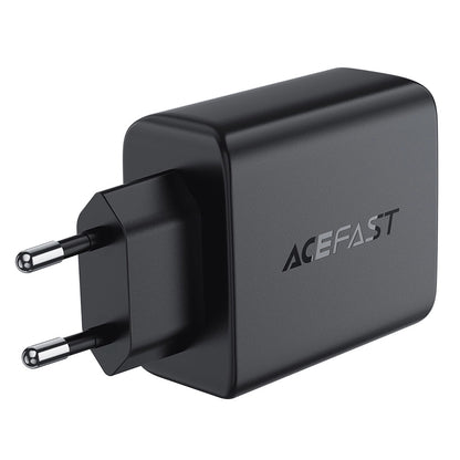 Acefast A61 netoplader, 45W, 3A, 2 x USB-A - 2 x USB-C, Sort