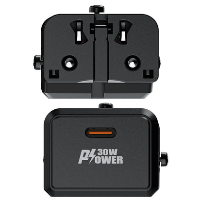 Acefast Z7 Travel netværksoplader, 30W, 3A, 1 x USB-C, Sort