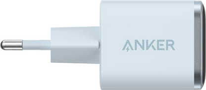 Anker Nano Display Netoplader, 45W, 3A, 1 x USB-C, Blå A121DG31