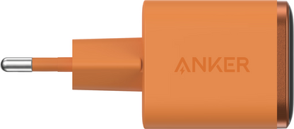Anker Nano Display Netoplader, 45W, 3A, 1 x USB-C, Orange A121DGO1