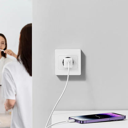 Baseus netværksoplader, 20W, 3A, 1 x USB-C, Lilla CCGN050105