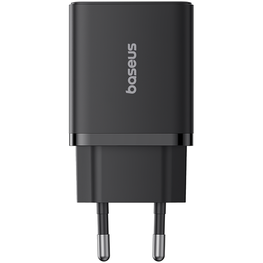 Baseus Cube netværksoplader, 20W, 3A, 1 x USB-A - 1 x USB-C, Sort P10111403113-00