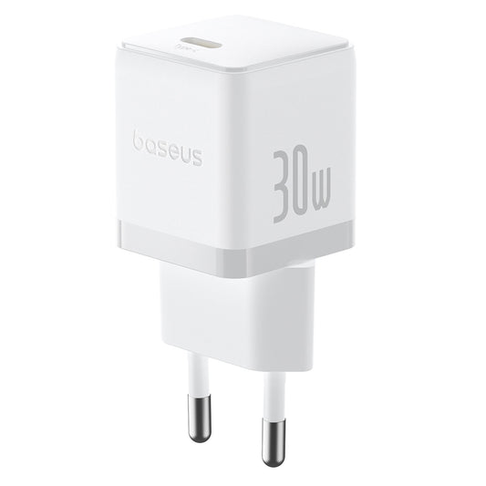 Baseus Palm Netværksoplader, 30W, 3A, 1 x USB-C, Hvid P10111605213-00