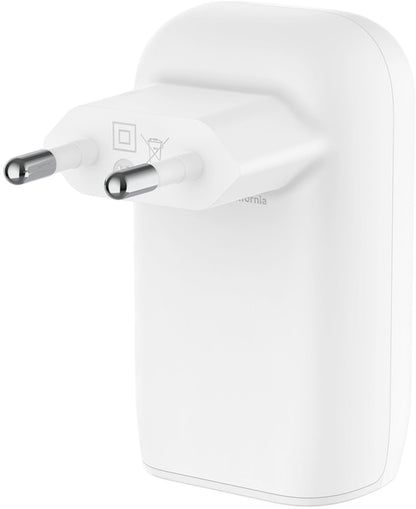 Belkin BoostCharge netoplader, 67W, 3A, 3 x USB-C, hvid WCC002vfWH